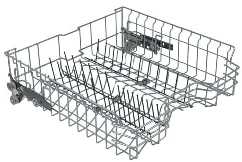 ensipart Geschirrkorb oben für Spülmaschine kompatibel mit Bosch 00778368 Oberkorb mit Höhenverstellung für Geschirrspüler kompatibel mit Küppersbusch 436752