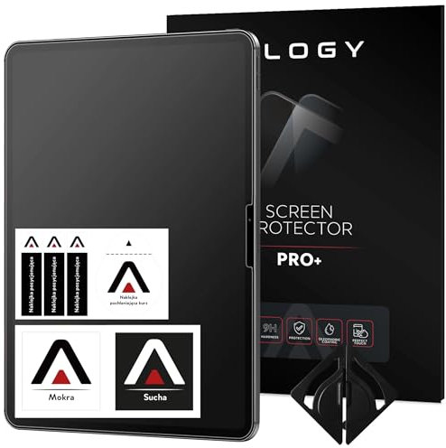 Alogy Pellicola salvaschermo in vetro temperato smerigliato per Apple iPad Pro 13 2024 Alogy Matte Paper-Like Screen Protector con kit di montaggio di protezione dello schermo, protezione dello