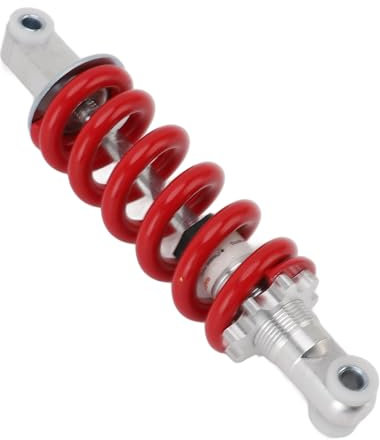 Aramox Amortiguador de Motocicleta 200mm Amortiguador Suspensión Resorte 1500lbs Amortiguador de Suspensión Ajustable para ATV Go Kart