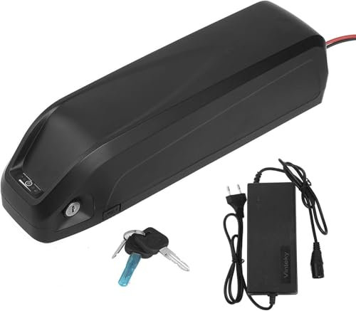 Ebike Akku 36V 48V 13Ah 15Ah 17.5Ah 20Ah Elektrofahrrad Batterie Pack Mit Ladegerät, 4-Pin/5-Pin Grundplatte & Batteriestandsanzeige Für 200W-1000W Motor 48V13Ah,5Pin