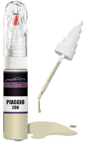 Für PIAGGIO ALABASTRO VOLTERRA 208 Lackstift Pinsel Scratch Chip Fix Kit