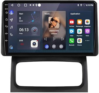 9 Touchscreen Android 15 Car Stereo Wireless CarPlay Android Auto, Per Renault Clio 2 BB CB 2001-2012 con BT GPS WIFI FM RDS Radio Telecamera Posteriore Lettore multimediale (2+32G)