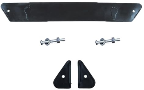 Fußpolster, Pedalzubehör, rutschfeste Fußstütze, Kinderwagen, kompakt, leicht, schwarze Fußstütze