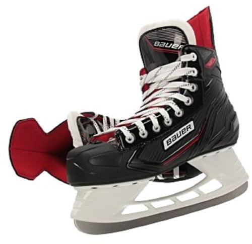 Bauer Herren NSX Schlittschuhe, Schwarz-Rot, 48