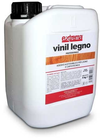 Extrema EXT-PF-065 Colla Vinilica, Bianco, 5 kg, Set di 2 Pezzi