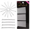 Dofash 5CM/2IN Gewelltes Silber Bobby Pins lange Bobby Pin Halter Für Frauen 60PCS (Silber)