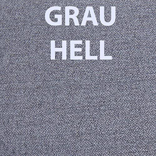 k koma Eckbank Kiefer Lackiert mit Polsterung MASSIVHOLZ GRAU HELL (160 x 160)