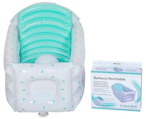 Plastimyr - Bañera para Bebe - Bañera para Bebes Hinchable - 24 x 7 x 23 cm
