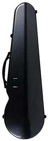 ZSHYP 3/4, 4/4 Geigenkoffer Hartschale, mit Hygrometer Professionelle Geigenbox Starke Gemischte Kohlefaser Superleicht mit Rucksackgurten,Black