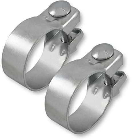 2x Breitbandschellen ø von 37-82 mm Auspuff Schelle Klemme Traktor Verzinkt (46,7 mm (45-48mm))