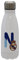 CYP Botella Personalizable Blanca de Acero 550ml, Plata, Diseño Letra N