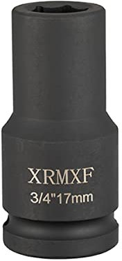 17mm Sechskant-Kraft-Stecknuss 3/4 Schlagschrauber-Nüsse , (Länge: 80 mm)