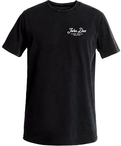 John Doe T-Shirt JD Lettering – 100% Baumwolle – Comfort Fit – Pre-Washed