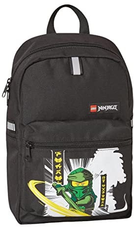 LEGO® - Jungen Kindergartenrucksack - LEGO®, NINJAGO®, Green 2023 M-line - Leichter Rucksack - Reflektoren an allen Seiten