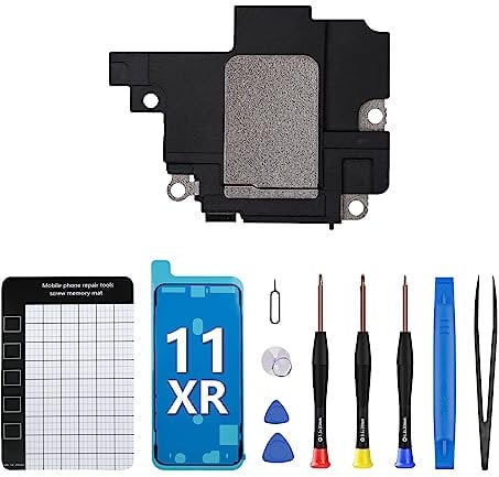CYKJGS for iPhone 11 Loud Speaker Buzzer Ringer Connector Module Replacement OEM for iPhone Xr Loudspeaker Sound Audio Assembly Part Complete Repair Tool Kit A2111 A2223 A2221 A1984 A2105 A2106 A2108