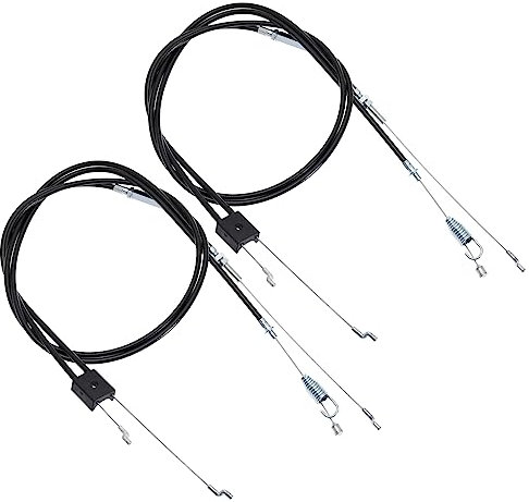 The Lord of the Tools Lawn Mower Throttle Cable & Clutch Cable Compatible with Einhell Compatible with Hecht Lawn Mowers Accessories Control Pull Cable 1515mm & 1320mm Length