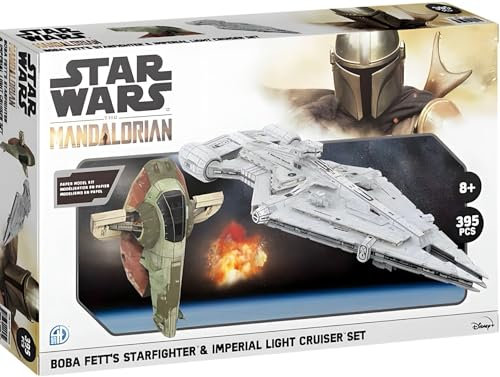 The Mandalorian Boba FETT'S Starfighter & Imperial Light Cruiser