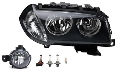 Johns, Scheinwerfer Halogen Front passend für BMW X3 E83 09/06- H7 H7 Rechts Beifahrer + Nebelscheinwerfer + Leuchtmittel
