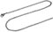 FOCALOOK Chaîne Collier Acier inoxydable Noir Femme 40 cm, Collier Homme Chaîne Rolo 2mm de Large