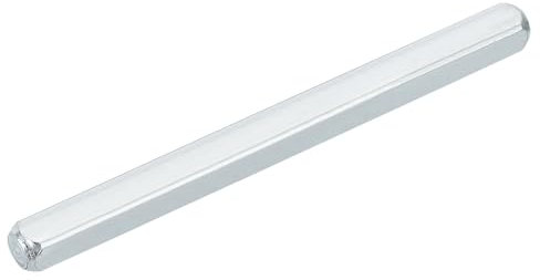 sourcing map 1Pcs Door Knob Spindle, Spare Door Handle Spindle Bar, 110 x 8mm Door Spindle Replacement Door Handle Parts, Silver