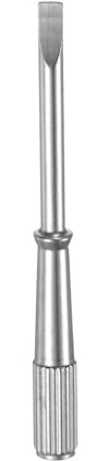 sourcing map Mini Bracelet Screwdriver 2.8mm Titanium Steel Slotted Screw Driver with 5mm Width Non-Slip Handle for Bracelet Repair Screwdriver Tools, Silver Tone