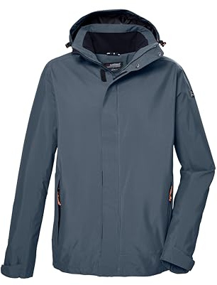 killtec Herren Funktionsjacke/Outdoorjacke mit abzippbarer Kapuze KOS 87 MN JCKT_XENIOS, deep water, 6XL, 43281-000