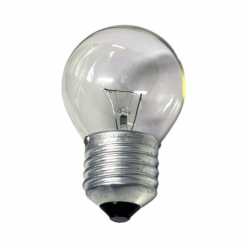 Liuyife Ampoule de Four E27 G45, Dimmable, 300 Degré Résistante à Chaleur, Blanc Chaud 2700K, 400LM, 71mm * 45mm, Ampoule Edison P45 Gros Culot à Vis pour Four, Lampes à Lave, Lot de 2