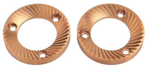 2pcs Coffee Mühle Flat Burr, 64 mm Titanschildermulti -Purpon Flat Burr für DF64 DF64P DF64E DF64V für CEADO E5P E6P E37J