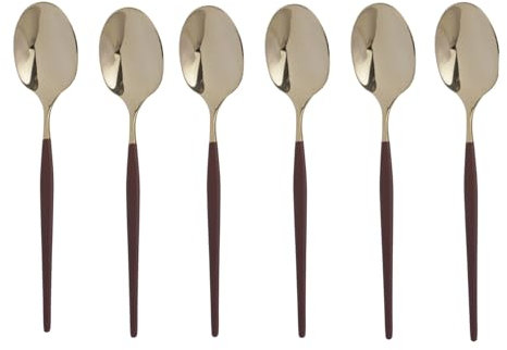 Set 6 cucchiaini bordeuax champagne Luxy