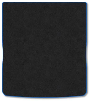 VW Passat [Estate] (2014-2023) Boot Mat Accessories Tailored Fit Carpet Boot Liner non Slip Blue Trim Full Coverage Compatible Accessory Protector Granulated Backing Hand-Finished