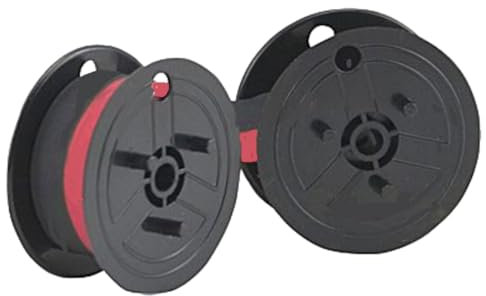 Farbband schwarz/rot kompatibel mit TA TriumphAdler 121 PD Plus als Doppelspule TA121PD Pluss-Farbbadfabrik Original