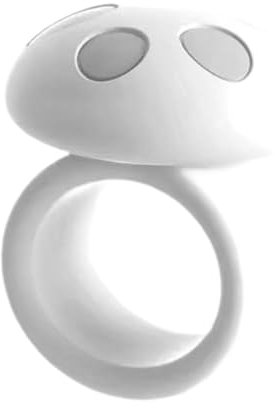 Folpus Tür Griff Stopper Punch Kostenloser Zubehör Türklinke Schutz Anti Kollision Leichte, Weiß