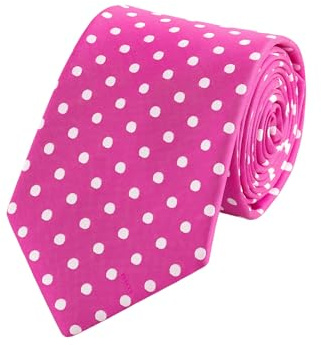 WANYING Herren 8cm 3,15 Klassische Krawatte mit Tupfen Allover Binder Schlips Formelle Business Hochzeit Feiertage Alltag Länge 148cm - Gepunktet