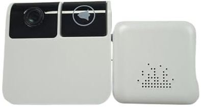 QZCX Wireless Doorbell Camera, WIFI IP Doorbell Long Time Standby Video Door Phone Intercom Visual Doorbell Peephole Viewer