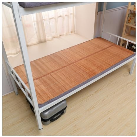 WYQXTY Tapis de Couchage d'été en Bambou | Multicolore 31,5-39,4x75 pouces for dortoir de lit : refroidissement d'été(A,31.5x75 inch)