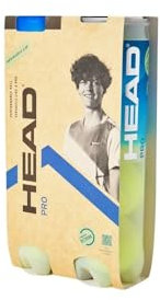HEAD Pro Tennisbälle, Unisex, 571721, gelb, one Size