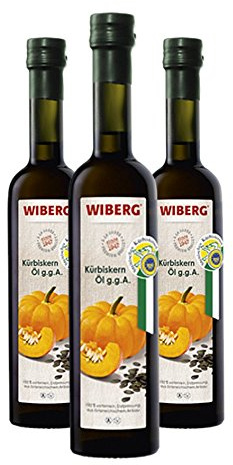 Wiberg Kürbiskern-öl g.g.A., 0,5L 3er Pack