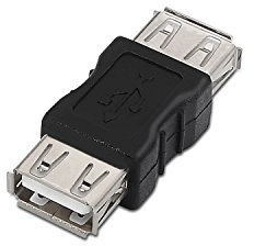ADAPTADOR AISENS USB TIPO A HEMBRA EN AMBOS EXTREMOS NEGRO A103-0037
