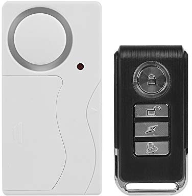 Türalarm, VBESTLIFE Drahtloser Fenstereingang Alarm Türklingel Sensor Home Security Magnetische Vibration Einbrecher mit 108dB-Sirene und Fernbedienung für den Garagenhaus-Shop