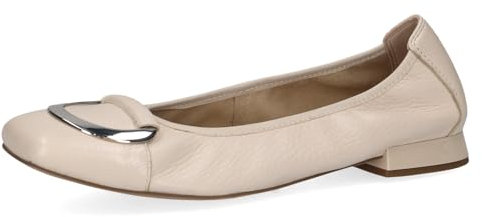CAPRICE Women's 9-22106-42 Ballerina, Ecru Pearl Deer, 4 UK