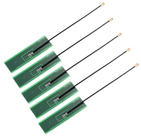 sourcing map PCB Antenne 5dBi 2400MHz U.FL Buchse RF1.13 Kabel 95mm 5Stk | Kabel für Wifi Bluetooth Zigbee