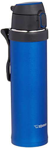Zojirushi SM-QHE60AK, Flip-and-Go Stainless Mug, 20-Ounce, Cobalt Blue, 1 Count (Pack of 1)