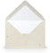 PAPERADO 75 Briefumschläge Terra Vanilla Creme Beige - 100 g/m² Kuvert Ohne Fenster 11,4 x 16,2 cm - Umschläge mit Nassklebung spitze Klappe