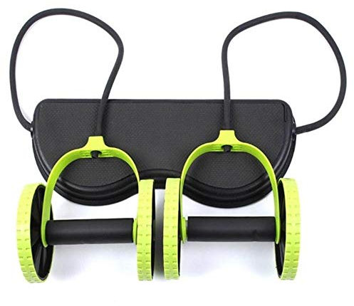 na Bauchtrainer, multifunktional, für Arme, Taille, Beine, Training, Widerstand, Zugseil, grün