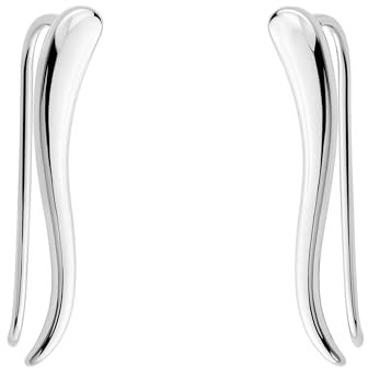 SOFIA MILANI - Damen Ohrringe 925 Silber - Ohrklemme als Bogen - 20808