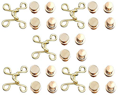 VALICLUD Jeans Taillenschnalle Keine Notwendigkeit Nähen Sofort Reduzieren Hosen Taillenschnallen Perfekte Passform Schnallen 5Pcs