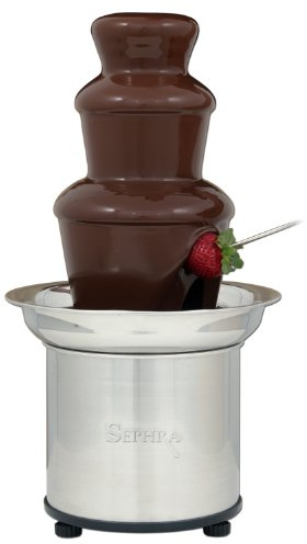 Sephra CF16E Select Chocolate Fountain 16 – Includes 3 x 907g Belgian Chocolate Bags