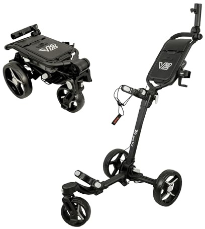 Axglo Trilite 360 - Carro de 3 Ruedas para Adulto, Unisex, Color Negro y Gris, Talla única