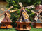 ÖLBAUM XL Windmühle MIT SOLAR-Beleuchtung WETTERFESTE Gartendeko für Sommer, windmühle für Garten, WMB85at-MS KOMPLETT mit Licht SOLAR Beleuchtung, 0,85 m groß schwarz anthrazit
