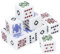 ibasenice Dadi da poker, 16 mm, 6 lati, 12 pezzi, per giochi di poker e giochi di carte
